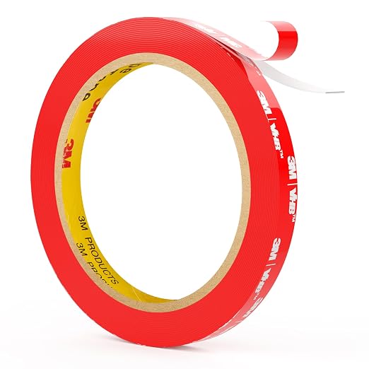 Double Sided Tape Heavy Duty VHB, 0.5"×16.5ft, 4905 Strong Adhesive Waterproof