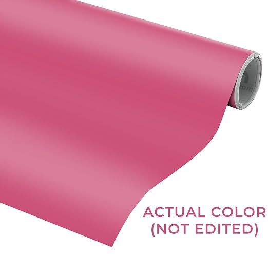 VViViD DECO65 Soft Pink Matte Permanent Adhesive Craft Vinyl