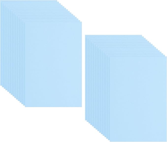 PATIKIL 30 Pack EVA Foam Sheets, Light Blue