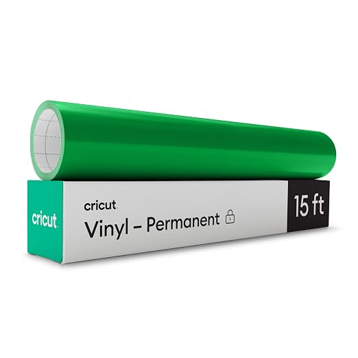 Cricut Premium Permanent Vinyl Roll, Kelly Green