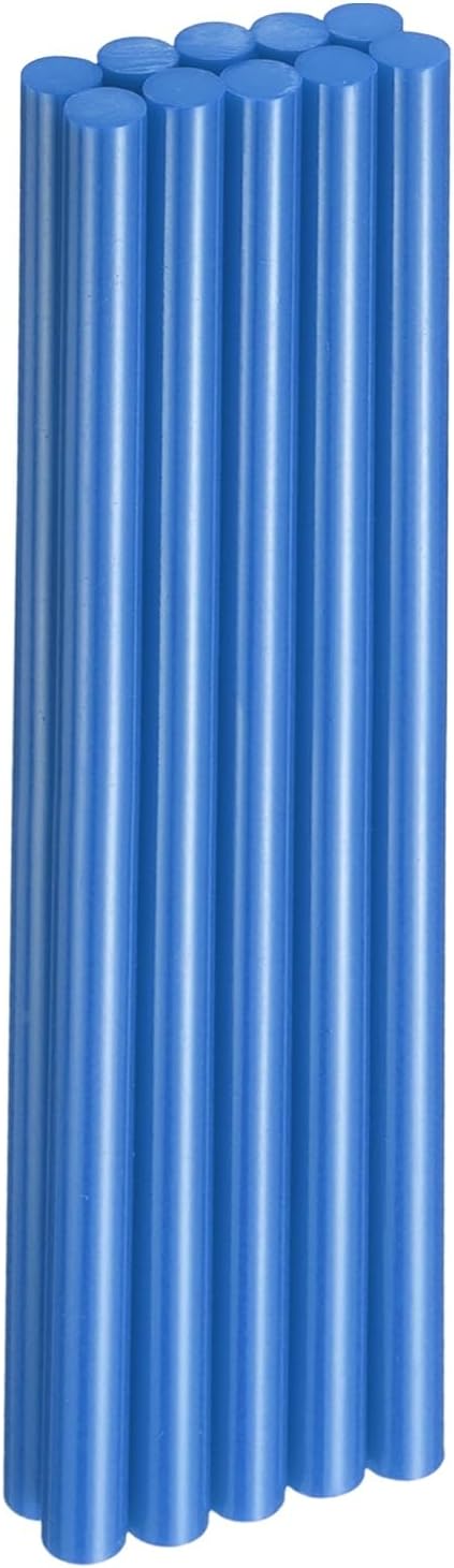 HARFINGTON 10pcs Hot Glue Sticks 0.43" Dia x 9.84" Long EVA Mini Hot Melt