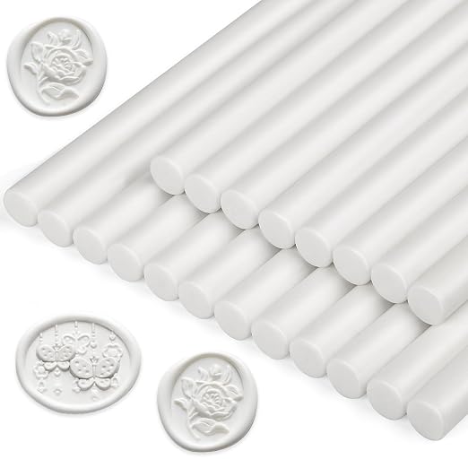 Paxcoo 20pcs Sealing Wax Sticks, Wax Seal Sticks, Glue Gun Sealing Wax Sticks