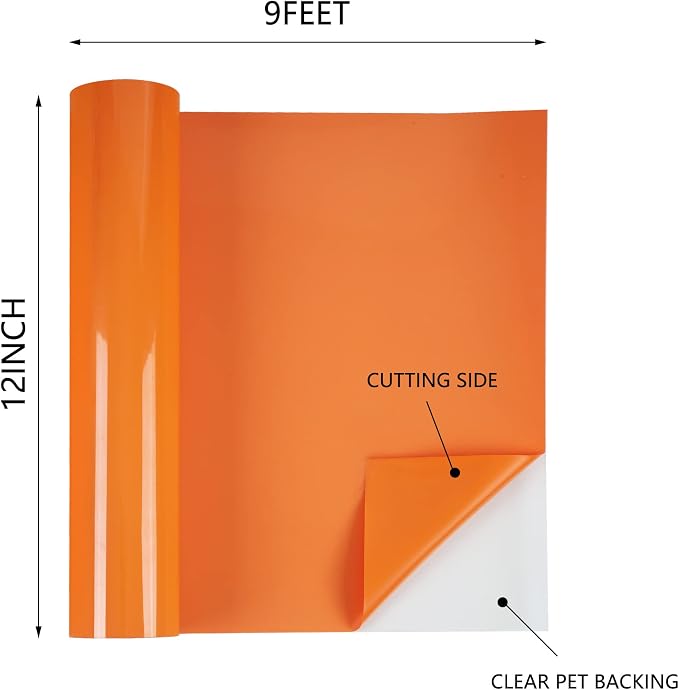 HTVVETUR HTV Vinyl Rolls Heat Transfer Vinyl