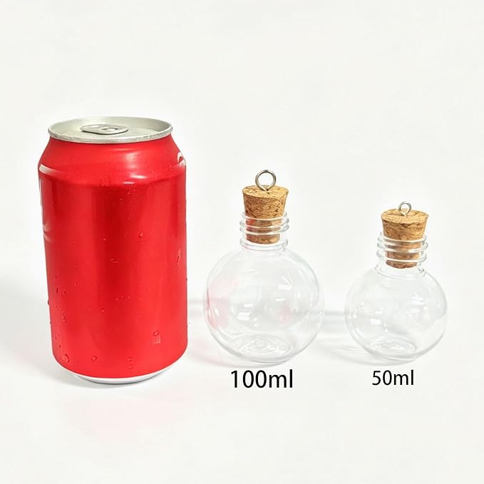 8 Packs 100mL Mini Plastic Bottles