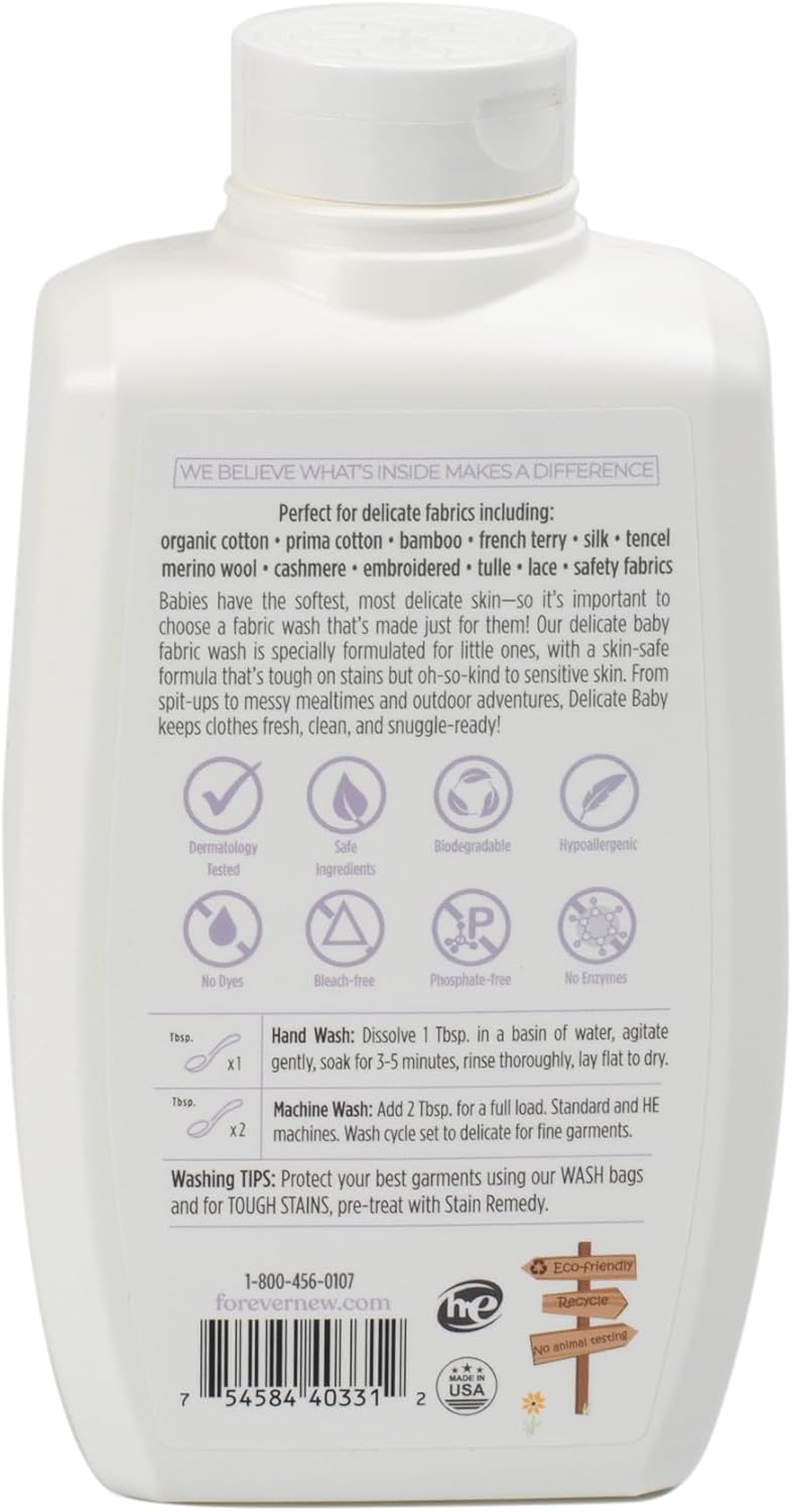 Forever New Baby Liquid Detergent – Fragrance Free, 32 fl oz.