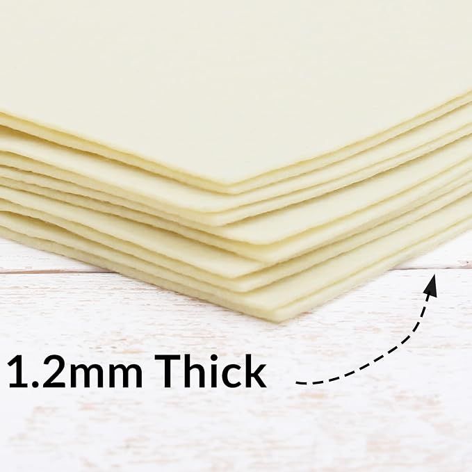 Threadart Natural Premium Felt Sheets