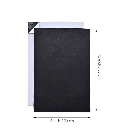 Jtnohx Self Adhesive Felt Sheets, 12 Pieces Felt Fabric