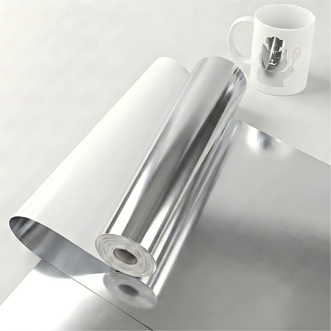 Sliver Permanent Vinyl for Cricut Cutting Machine, Waterproof, Durable Sliver