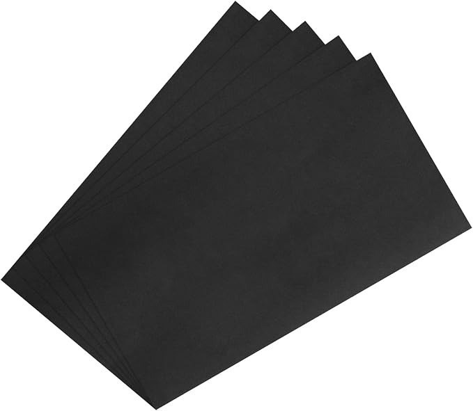 MECCANIXITY EVA Foam Sheets Black 35.4 Inch x 19.7 Inch 2mm Thick Crafts Foam