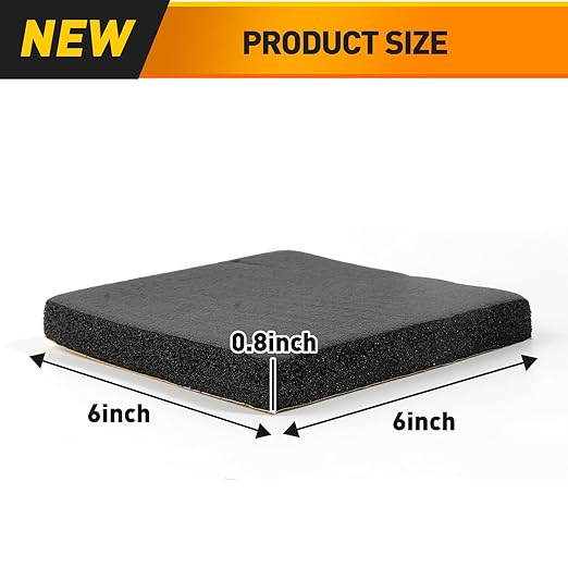 Foam Padding Sheet Self Adhesive 3/4" Thick Neoprene Insulation Foam Anti