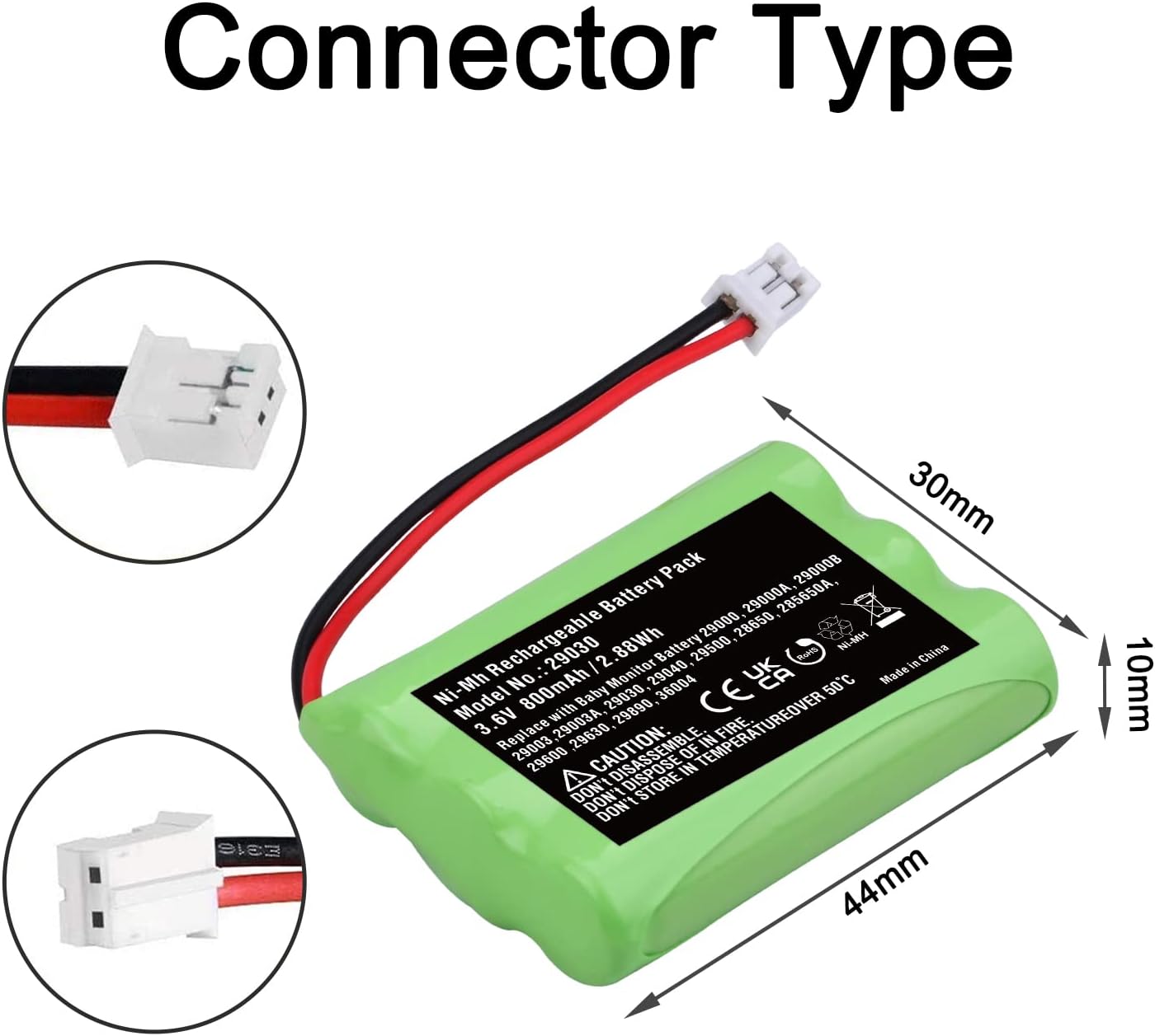 29030 Battery for Summer Infant Baby Monitor Battery