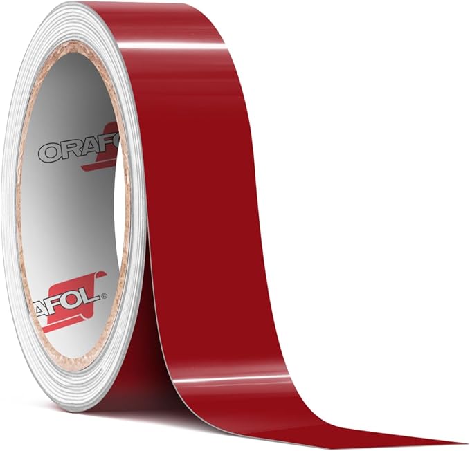 ORACAL 651 Gloss Dark Red Permanent Vinyl Tape Roll – Premium Adhesive Film