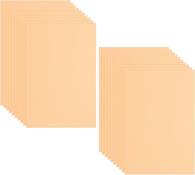 PATIKIL 20 Pack EVA Foam Sheets, Light Khaki