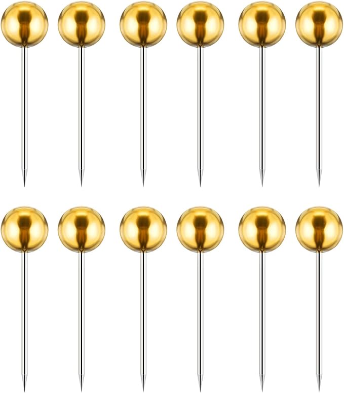 WILLBOND 500 Pack Map Push Pins Map Tacks Small Round Head Push Pins Thumb Tacks