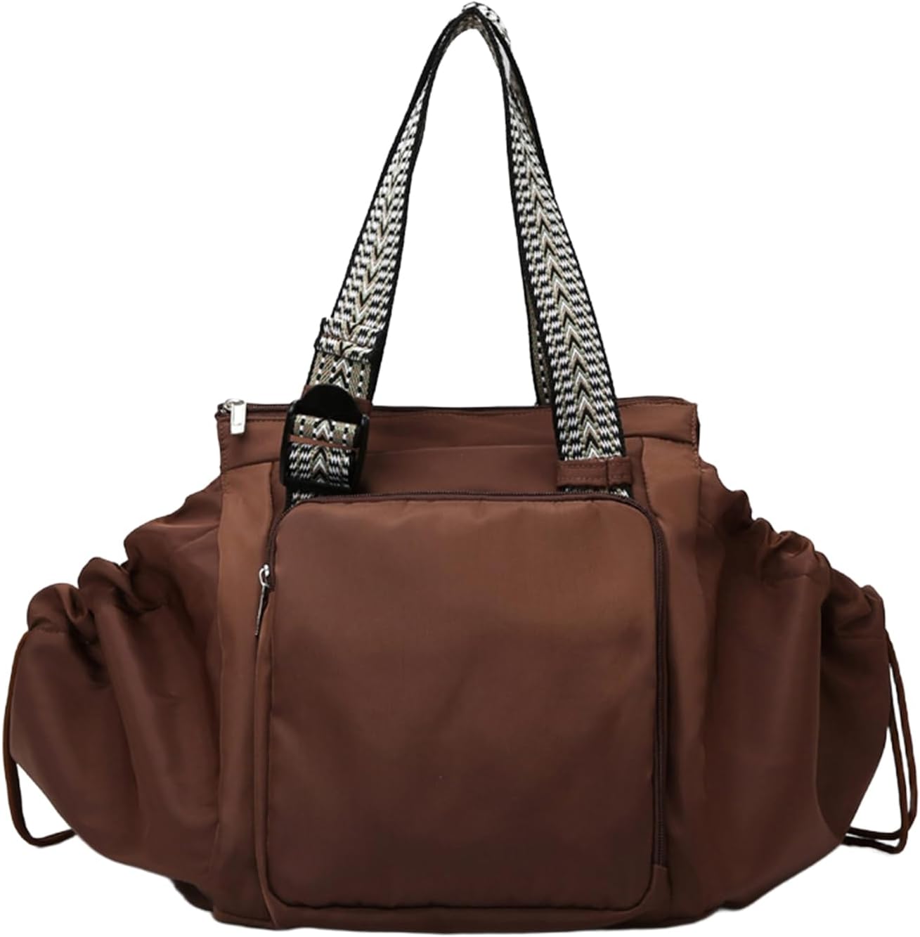 Multifunctional Travel Organizer Bag for Ladies - Doubles as a Stylish Backpack, Crossbody and Shoulder Bag, Boasts Great Storage Capacity (Dark Brown)