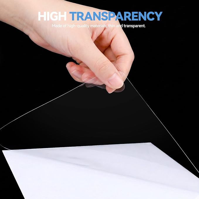 36 Sheets Transparent Laminate Sheets Self Adhesive Laminating Sheets | 8.5x11