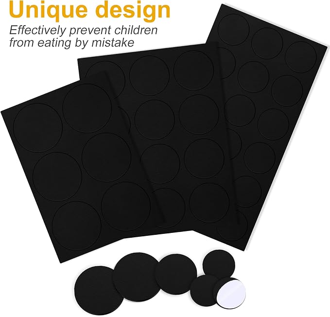 72 Pieces Round Craft Magnets Glass Ceramic Ferrite Magnet