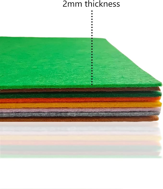 Jtnohx Stiff Felt, 2mm Thick Felt Sheets