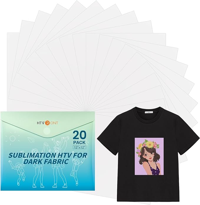 HTVRONT Sublimation HTV Sheets for Cotton Fabric