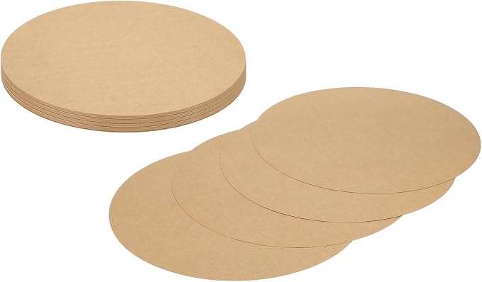 MECCANIXITY 24 Pcs Circle Card Stock, 14.2 Inch Round Cutouts Paper Thick