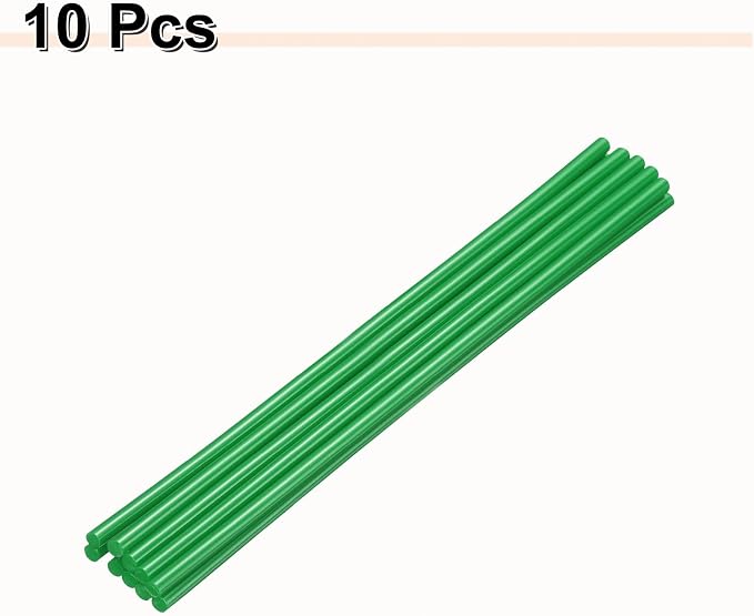 HARFINGTON 10pcs Hot Glue Sticks 0.28" Dia x 11.81" Long EVA Mini Hot Melt