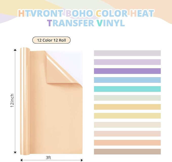 HTVRONT Boho HTV Vinyl Bundle