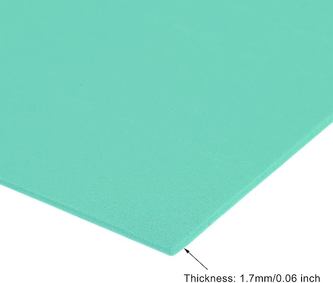 uxcell Blue EVA Foam Sheets 11 x 8 inch 1.7mm Thickness