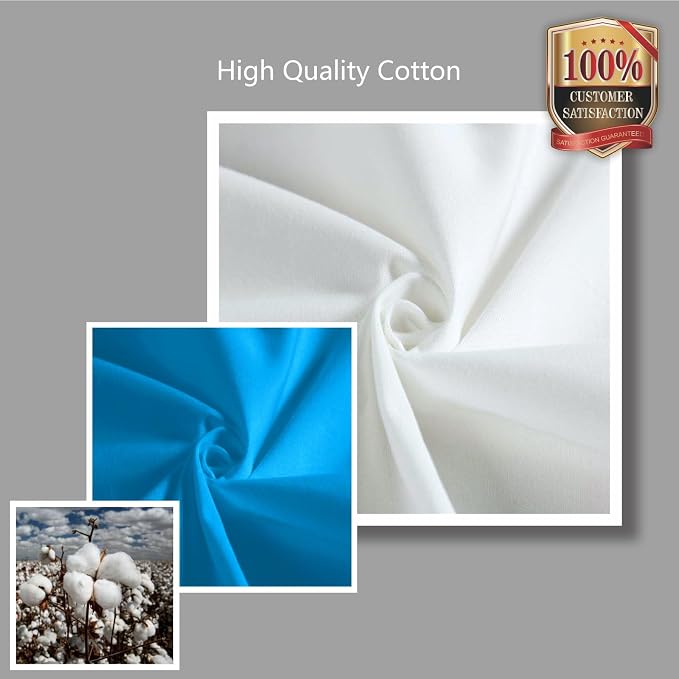 TOPDesign 3-Pack Super Strong Large 12oz Cotton Canvas Tote Bags, Reusable