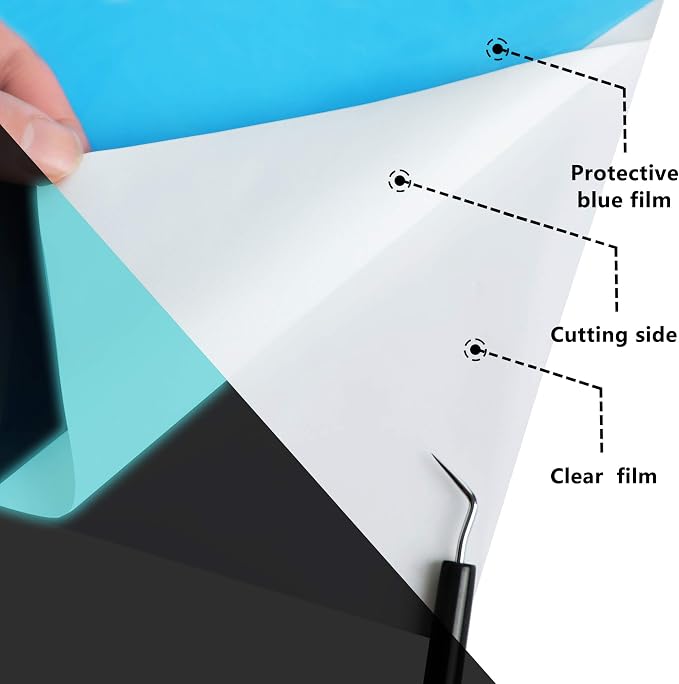 HTVVETUR Glow in The Dark HTV Heat Transfer Vinyl Roll 12 Inch by 5 Feet Iron