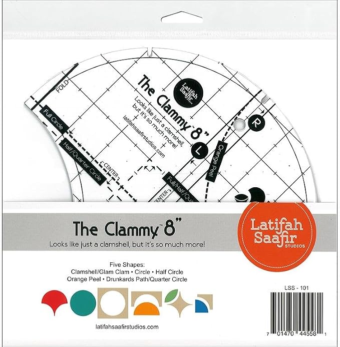 LSS101 Ruler The Clammy 8"
