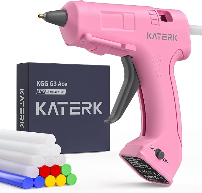 Katerk 3.7V Cordless Hot Glue Gun Kit