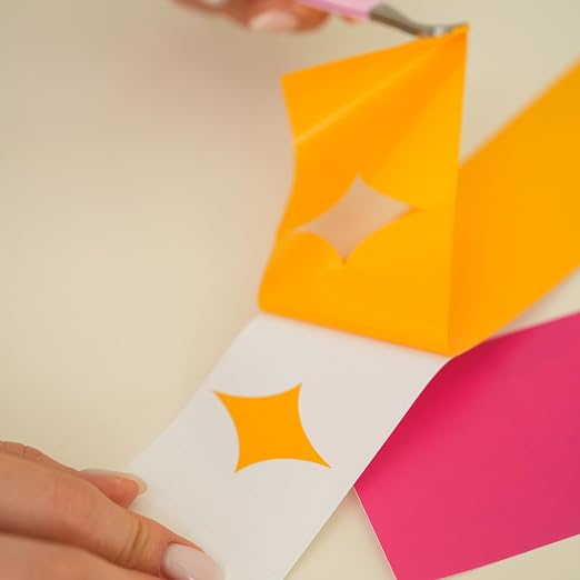 QuuCut SAV Self Adhesive Vinyl Bundle: 25 Pack 12" x 10" Sheets, 15 Assorted