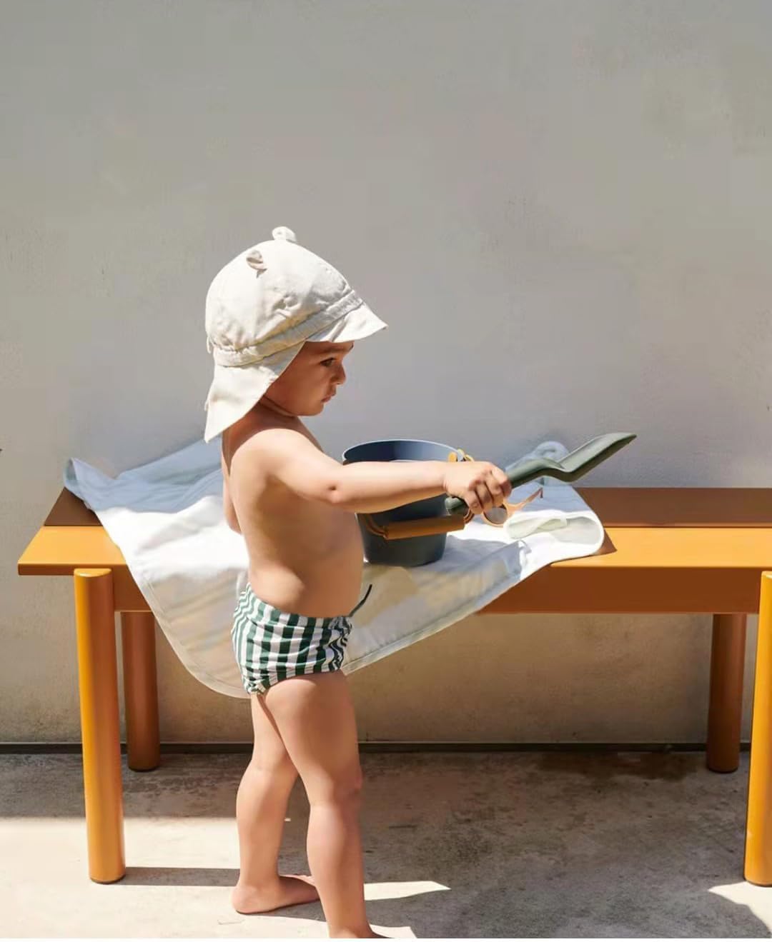 Infant Baby Boys & Girls Swim Diapers Washable Reusable Swimming Diaper BPA Free Swimmers Seersucker Swim Pants 9-12M