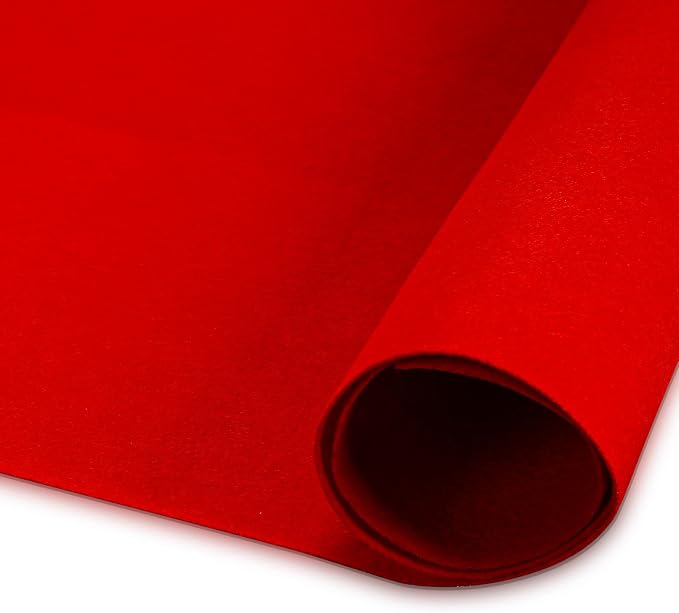 red Felt Sheets 36 X 36 inht Felt Sheets