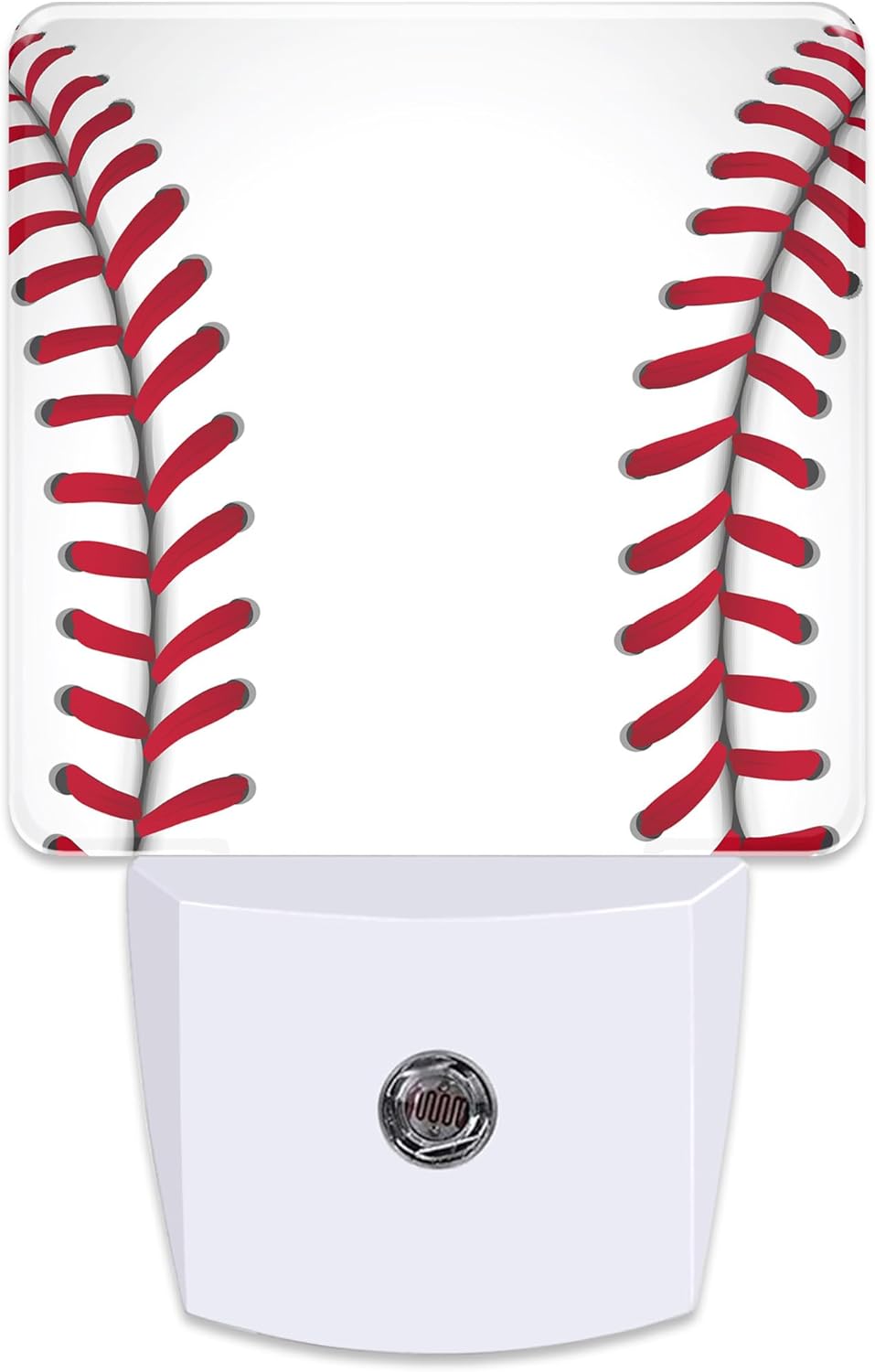 Baseball Plug in Night Light with Auto Dusk to Dawn Sensor,Warm Night Lights for Boys Girls Bedroom Bathroom Hallway Kids Room Gifts