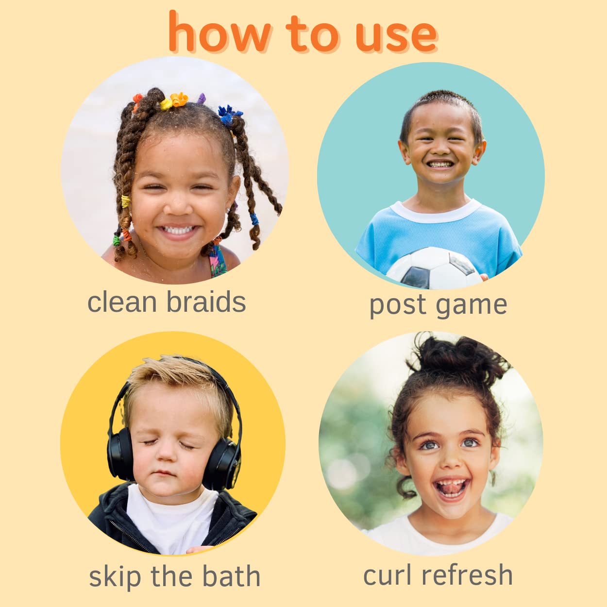 T is for Tame - Dry Shampoo for Babies & Kids, Sensory Friendly, Waterless Scalp and Hair Cleanser, Great for Adults Too, Non-aerosol