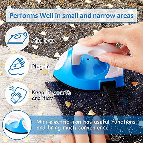 Honoson Mini Craft Iron Mini Heat Press Small Iron 3.93 x 2.36 x 2.76 in