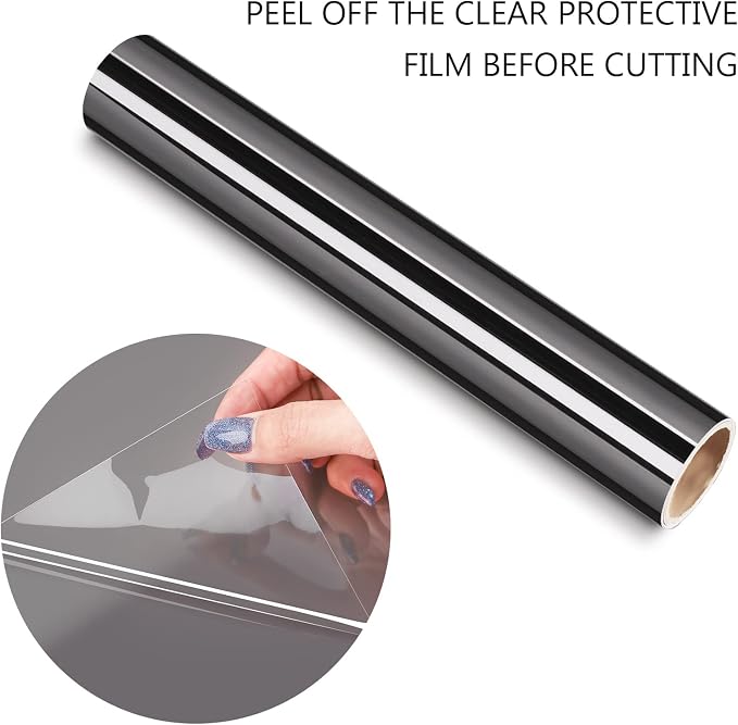 TECKWRAP Space Gray Chrome Vinyl Wrap Metallic Adhesive Vinyl Bubble Free