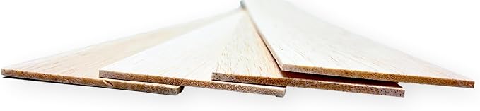 Proartek PK00039 Model BWH002X010 Pack of 10 Balsa Wood Sheets, and