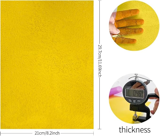 ONEART | Clear A4 Candy Color Jelly Vinyl Sheets