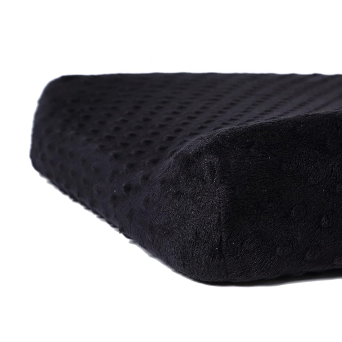 Changing Pad Cover Super Soft Dots Skin-Friendly Breathable Wipeable Changing Table Sheets for Baby Boy and Baby Girl （Black）