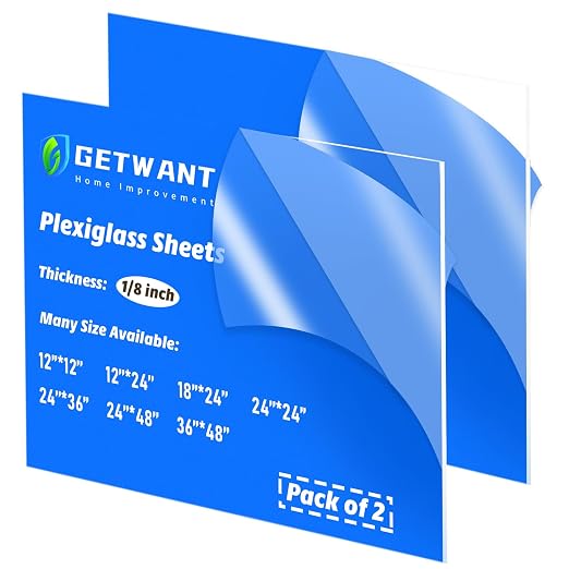 18x24 Plexiglass Sheets 1/8 inch Thick