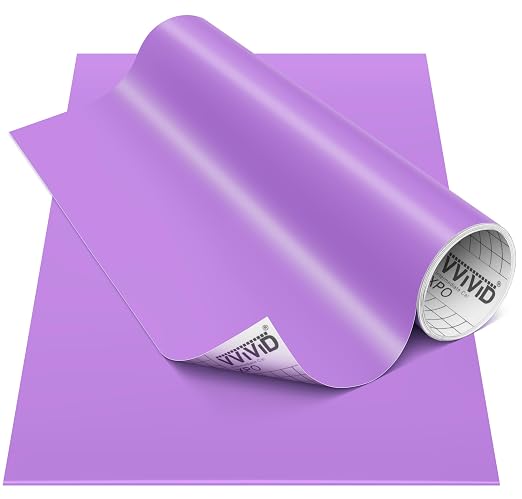 VViViD DECO65 Matte Pastel Lavender Permanent Adhesive Craft Vinyl