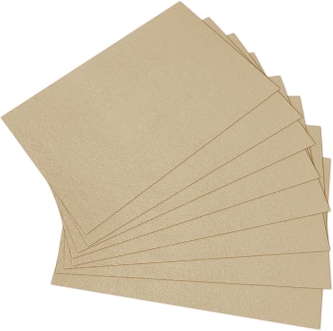 Luomorgo 8 Pcs Stiff Felt, 8 x 12 Inch, 2mm Thick,