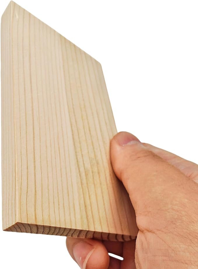 10PCS Rectangle Wood Boards Unfinished Wood Blocks