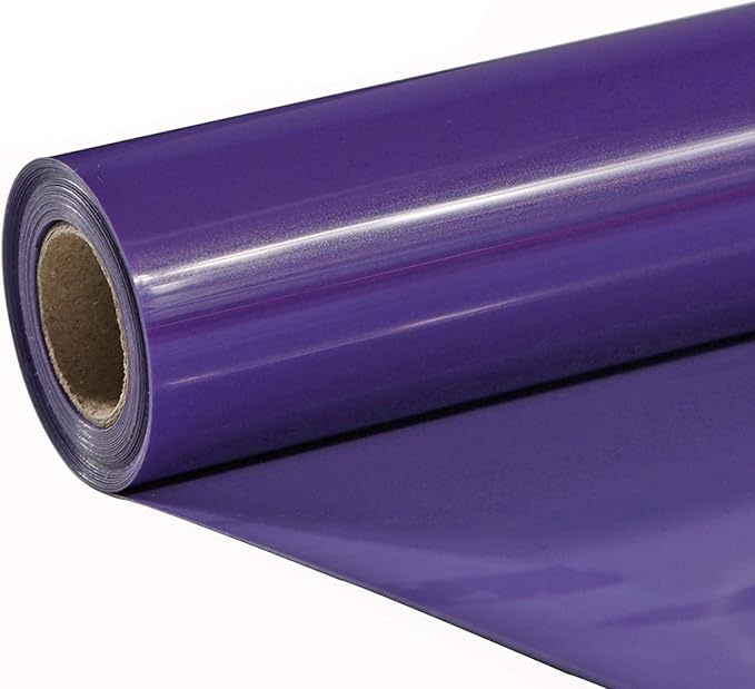 TUMIYA Purple Glossy HTV Vinyl Roll, Adhesive Tape