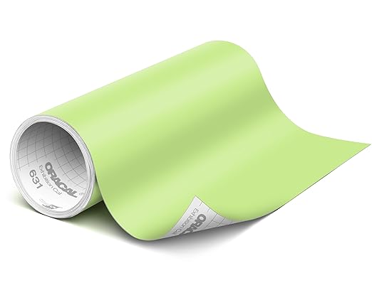 ORACAL 631 Matte Key Lime Pie Vinyl Durable Roll Easy to Weed Permanent