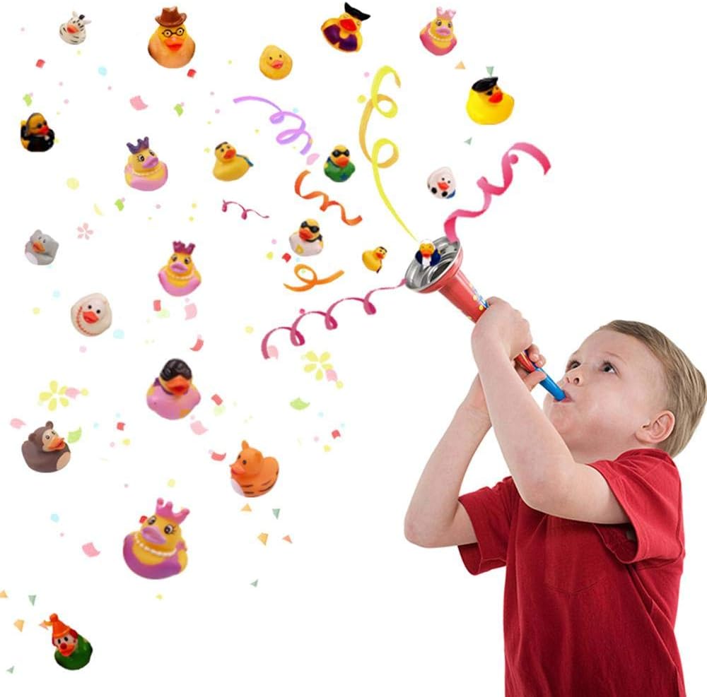 XY-WQ Rubber Duck 150 Pack for Jeeps Bath Toy Assortment - 2.3 Inch Bulk Floater Duck for Kids - Baby Showers Accessories - Party Favors, Birthdays, Bath Time, and More (50 Varieties)