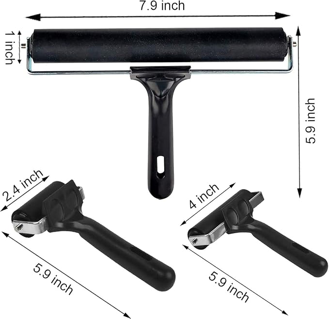 3 Pack Printmaking Brayers