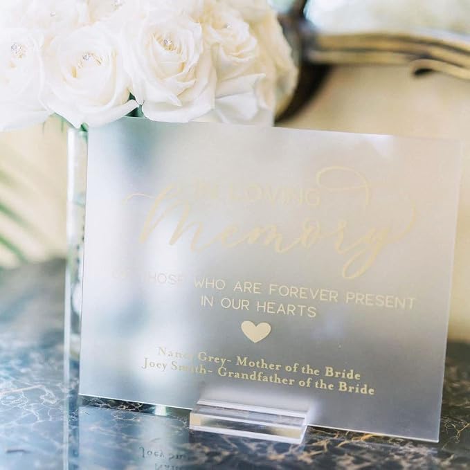 Acrylic Sheets, 5 Pack 8x10 Inch Frosted 1/8 Inch Thick Decorative Signage